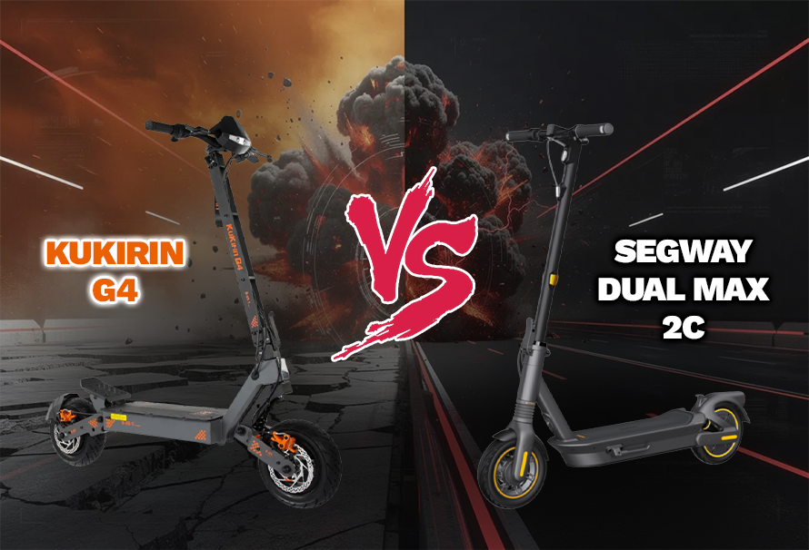 Comparatif trottinette électrique : Kukirin G4 face à la Segway Dual Max 2C