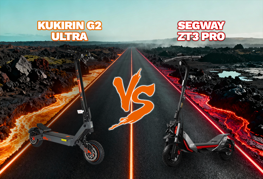 Comparatif trottinette électrique Kukirin G2 Ultra vs Segway ZT3 Pro
