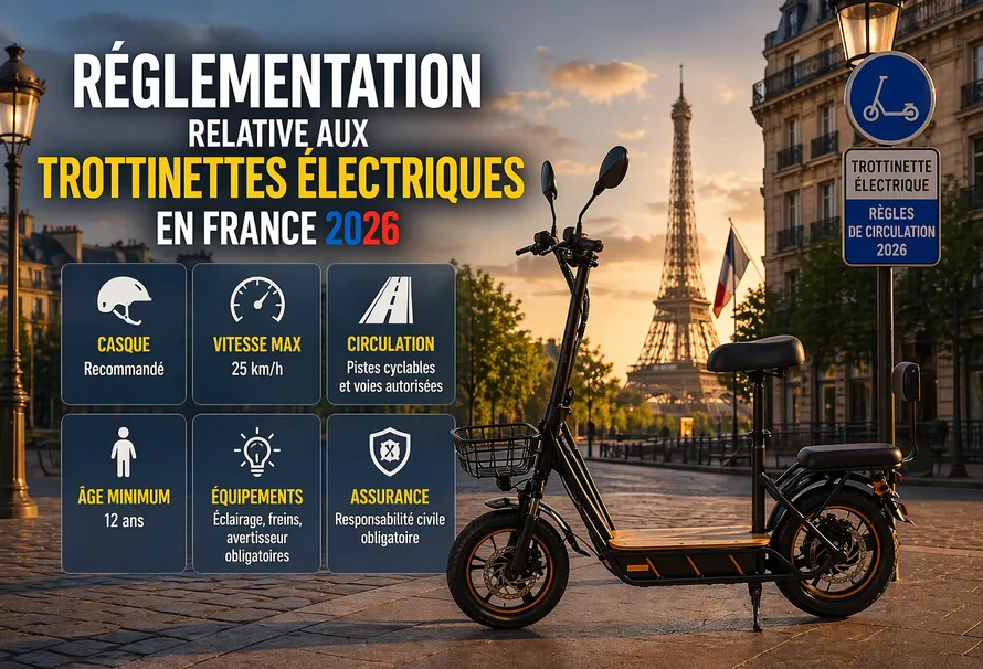 Réglementation relative aux trottinettes électriques