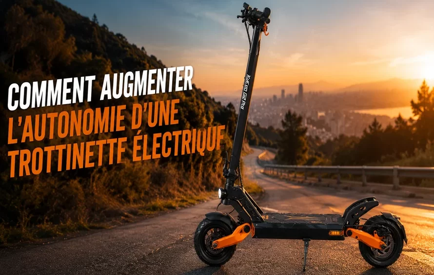 augmenter l'autonomie d'une trottinette