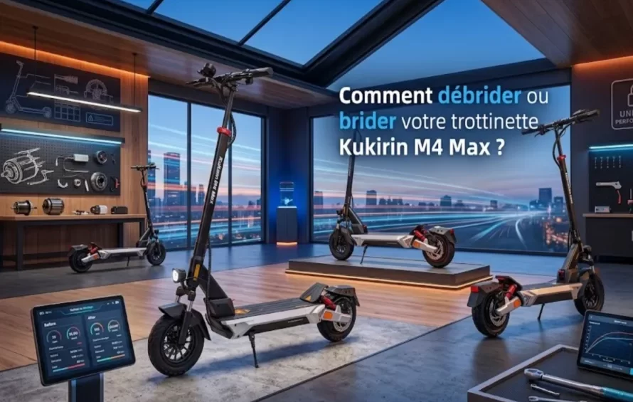 débrider ou brider votre Kukirin M4 Max