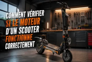 vérifier si le moteur d'un scooter fonctionne
