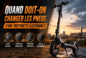 Quand doit-on changer les pneus d'une trottinette