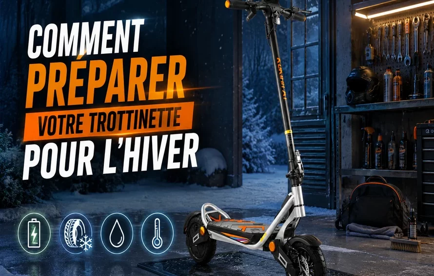 Comment préparer votre trottinette pour l'hiver