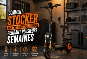 Comment stocker una trottinette pendant plusieurs semaines