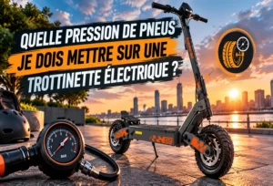 Quelle pression de pneus je dois mettre sur une électrique ?