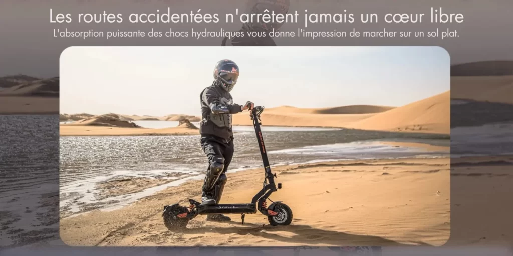 hombre con patinete kukirin