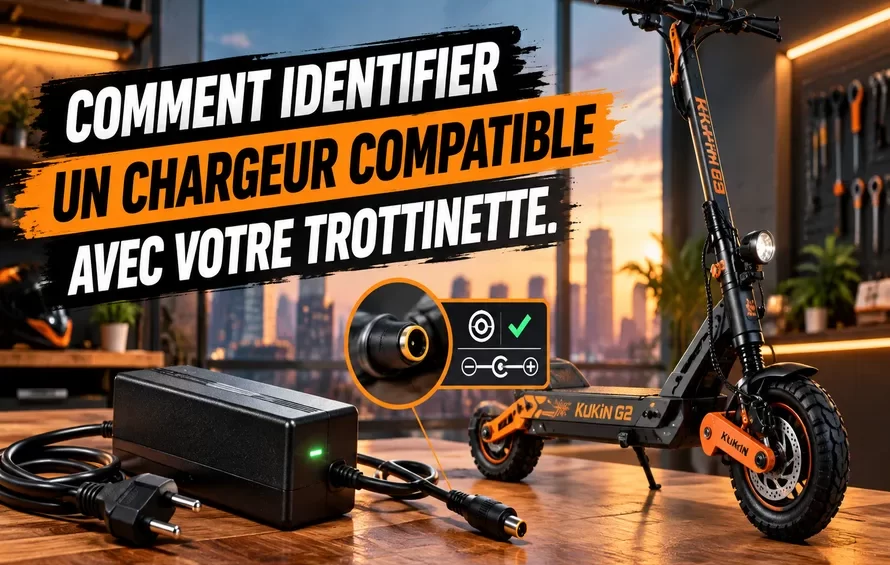 identifier un chargeur compatible avec votre trottinette
