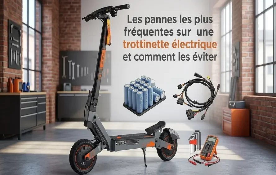 Les pannes les plus fréquentes sur une trottinette et comment les éviter