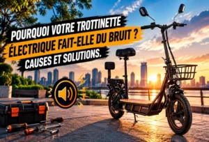 Pourquoi votre trottinette fait-elle du bruit ? Causes et solutions