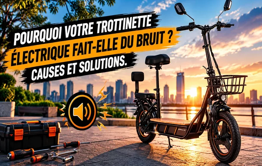 Pourquoi votre trottinette fait-elle du bruit ? Causes et solutions