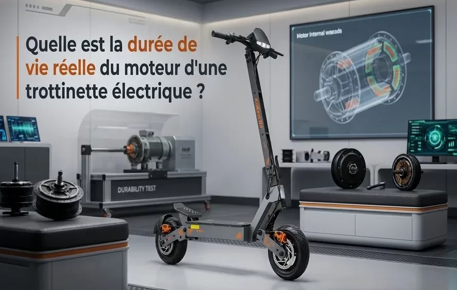 Quelle est la durée de vie réelle du moteur d'une trottinette ?